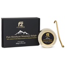 FOUZEE Pure Himalaya Mountains Shilajit - 77% + Fulvic Acid Authentic Hard Consistency, Natural Source of Fulvic Acid, Meer dan 85 Trace Minerals, Inclusief Roestvrij stalen Lepel (50 Gram)