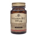 Solgar Vitamine B12 100 mcg - 100 tabletten - Ondersteuning van het energiemetabolisme en het zenuwstelsel - Niet-GMO, Veganistisch, Glutenvrij, Kosjer, Halal - 100 porties