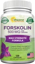 aSquared Nutrition Forskolin 500mg Max Sterkte -120 Capsules, Natuurlijke supplement voor puur gewichtsverlies brandstof, Coleus Forskohlii Root-Forskolin Diet pillen, Belly Buster Pure Fat Burner 2X Slim Trim lose