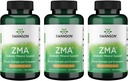 Swanson ZMA - Energy, Metabolism, and Muscle Recovery Support for Men and Women - Anabolic Mineral Support for Athletes Combining Zinc and Magnesium with Vitamin B6 - (90 Capsules, 800mg Each) 3 Pack