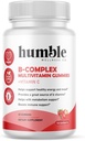 B-Complex Multivitamine Gummies + Vitamine C: Vitamine B12, B7, B6, B3, B5, B9. Steun Energie en Mood, Metabolisme Ondersteuning, Immuun Ondersteuning, Glutenvrij, Niet GGO, Veganistisch, 30 porties