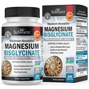 Magnesiumbisglycinaat chelated supplement - High Absorptie Magnesium Supplement for Muscle, Bone & Joint Support, Non-Laxative, Fully Buffered, Non-GMO, Maximale Biobeschikbaarheid - 360 Capsules