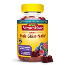 Nature faite peau de cheveux et ongles avec Biotin 2500 mcg, complément alimentaire pour les cheveux sains, la peau et les ongles support, 90 ugmmies, 45 jours d'approvisionnement