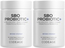 Codeage SBO Probiotica, 50 miljard CFU per portie, Multi Stain bodem gebaseerde organismen Blend en Organic Fermented Botanical Blend, Shelf Stable - 2 Pack