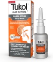 TUKOL Max Action Nasal Spray, Oxymetazoline Neus Decongestant Spray voor volwassenen, Fast Stuffy Nose & Sinus Congestie Relief, 12-Hour Neus Spray Decongestant, 0,5 fl oz