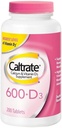 Caltrate 600+d calciumsupplement met vitamine D-tabletten, 200 Ea (verpakking van 3)