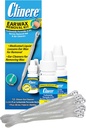 Clinere Earwax Removal Kit, veilig en zacht schoon oor Wax, jeuk Relief, werkt direct .5oz Carbamide Peroxide, 2 x .5 Fl Oz met 12 Sticks