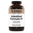 Formule intestinale no 1 du Dr Schulze - Supplément du mouvement Bowel pour le soutien à la santé des colonies - Aide à l'éblouissement et à la constipation - Nettoyage intestinal - Tout naturel - Végétalien - 250 Nombre