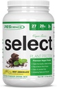 PEScience Select Vegan Plant Based Protein Powder, Mint Chocolate, 27 Serving, Premium Pea en Bruin Rijst Blend