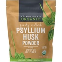 Viva Naturals Poudre de musc de Psyllium biologique, 24 oz – Finement moulu, non aromatisé, végétalien, kéto, paléo, superaliment non-OGM à base de plantes, bonne source de fibre pour la cuisson sans gluten, jus et smoothies