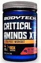 BODYTECH Critical Aminos XT Intra/Post Workout Powder in Delicious Fruit Punch Flavor - Formulé pour soutenir la récupération musculaire et améliorer le rendement pour des résultats optimaux (15,9 oz / 45 portions)