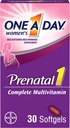 Eén dag Prenatale 1 met DHA & Foliumzuur Softgels, 30 ea (verpakking van 4)
