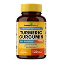 Sandhu Kruiden Biologische Kurkuma Curcumine 120 Capsules met Bioperine Black Pepper Extract Supplement 