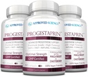 Progestaprine scientifique approuvée - Supplément de soutien à la progestérone - 3 bouteilles - 180 capsules - Vegan