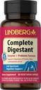 Digestive Enzymes with Probiotics | 60 Capsules | Probiotic Formula | Vegetarian, Non-GMO, Gluten Free Supplement | by Lindberg