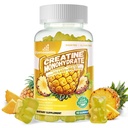 Creatine Monohydraat Gummies Complex for Men & Women - Advanced Formula W/L-Taurine + Vitamine B12, Sugar Free Chewable Supplement,90 Ananas Gummies
