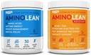 RSP NUTRITION AminoLean Pre Workout Energy (Blue Raspberry 30 Serves) met AminoLean Recovery Post Workout Boost (Blood Orange 30 Servers)
