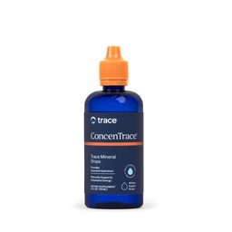 Trace Minerals ConcenTrace Mineral Drops - Supplément liquide pour le soutien des os et des articulations - Aides Hydratation et restauration des électrolytes - Original non aromatisé, 4 fl oz (48 portions)