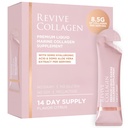 Revive Collagen Premium — Hydrolyzed Marine Collagen Drink for Women, 8,500MG, with Hyaluronic Acid, Aloe Vera Juice, Supports Skin Wellness & Hydration, Hair & Skin, Lemon & Lime Flavour — 14 Packets