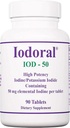Optimox Iodoral 50 mg Supplement - Kaliumiodide Tablets, Hoge Potentie Jodium Supplementen, Schildklierondersteuning, Vitaminen en Mineralen - 90 Tellen