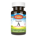 Carlson - Vitamine A, 25000 UI (7500 mcg RAE), Vision et santé de la peau, fonction immunitaire, 100 gels mous