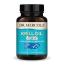 Dr Mercola Krill Oil for Kids - 320 mg Krill Oil - Certifié MSC - Soutienne le développement du cerveau et du corps - Phospholipide pour l'absorption - Non-OGM, sans gluten et sans soja - 60 capsules