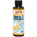 Barlean's Omega 3 Visolie Liquid Supplement met vitamine D voor mannen en vrouwen, Mango Peach, 1080mg EPA en DHA vetzuur, 8 oz