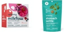 UpSpring Lait Flux Electrolyte Supplément de boisson d'allaitement Mélanger avec Fenugreek Stomach Settle gouttes pour occasionnel Nausées Relief/Upset Stomach avec Ginger, Citron, Spearmint et B6.