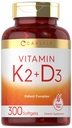 Carlyle Vitamine K2 D3 Supplement 