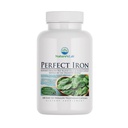 Nature's Lab Perfect Iron Supplément diététique de 25 mg - Formule douce non constipante - Soutient la santé des globules rouges et des niveaux d'énergie - 180 capsules (6 mois d'approvisionnement)
