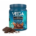 Vega Organic All-in-One Vegan Protein Powder, Chocolate - Superfood Ingredients, Vitamines for Immunity Support, Keto Friendly, Pea Protein for Women & Men, 13,2 oz (Verpakking mei Vary)