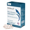 Dr. Fuhrman Prebiotic and Probiotic for Women & Men | Flora Biotect Natural Support for Digestive Health & Gut Biome | Provides Bloating Relief & Bowel Regularity | 20 Billion Live Strains | 60 Caps