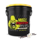 COLOSSAL LABS Muscle Whey Protein Flavored Protein Powder, 25.000mg Aminozuren/Serven, Koud Gefilterd(Verpakking mei Vary) (12 Pound (Bucket), Vanille)