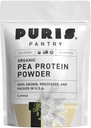 PURIS® Organic Pea Protein Powder, 100% Made in the USA, 2 LB Unflavored, Certified Organic, Vegan, Gluten Free, Dairy Free, Non GMO, Plant Based Protein, Keto, BCAA (2 Pond (Pack of 12), Unflavored)