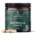 TRIBE ORGANISCS Boswellia Serrata Complex Supplement voor gezamenlijke ondersteuning, spierverlichting - Vegetarische niet-GMO 120 Capsules, Hoge Potentie - Boswellin Super met Gember Extract & Black Pepper - 420mg