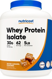 Nutricost Wei eiwitisolaat (Salted Caramel, 5LBS)