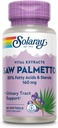 Solaray Saw Palmetto Extract - Prostate Health and Urinary Tract Support - 136 mg Acides gras et stérols - Lab Vérifié, 60 jours de garantie de remboursement (60 portions, 60 softgels)