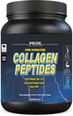 Pride Nutrition Collagène Peptides Poudre naturellement hydrolysée Collagène Poudre - Soins des cheveux, de la peau et des ongles - Suppléments de collagène de type I et III pour les femmes et les hommes - 16oz