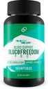 Soutien du sang Gluc0 Freedom Pro - Nos meilleures capsules pour la santé du sang - Supplément de bilan de sang - Suppléments pour la santé du sang - Supplément pour la circulation sanguine et supplément pour la circulation sanguine