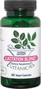 Vitanica Borstvoeding Blend, Borstvoeding Supplement, Borstvoeding Ondersteuning verhogen van de moedermelkvoorziening en -stroom, biologische venkel, melkdistel, Fenegriekzaad en meer, niet-GMO, Veganist, 60 capsules