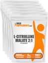BulkSupplements.com L-Citrulline Malate 2:1 Powder - Nitric Oxide Boost, Citrulline Malate Supplement - Unflavored & Gluten Free - 3g per Servings,1kg (Pack of 5) (11 lbs)