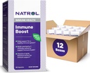 Natrol Immune Boost Capsules, Immune Support, Gemaakt met EpiCor Klinisch Getest, Bevat Vitaminen C, D3, Selenium en Zink, 30 Tellen (Pack van 12)