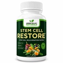 VALLEY NATURALS Stem Cell Supplement - Bio Tibétain Sea Buckthorn-Resveratrol, Vitamine D, Extrait de Chapeau Bishop (1 bouteille, 60 comte)