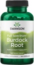 Swanson Burdock Root Rein & Live Support - Detox Skin aide à éliminer les toxines du corps - soutenir le bien-être et le système immunitaire sain - supplément antioxydant à base de plantes (460 mg 100 capsules)