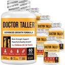 NuBest Doctor Taller - Formule de croissance en hauteur - soutient la croissance en hauteur et l'immunité - Keto avec du calcium, vitamine D3, vitamine K2, acides aminés et herbes pour les enfants (8+) - 6 packs