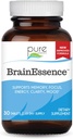 ESSENCE PURE Essence cérébrale - Supplément mémoire et vitamine pour les hommes, les femmes et les adultes - Booster à base de plantes pour la mémoire, le focus, la clarté et le stress - Bacopa Monnieri, Ashwagandha & More (30 comprimés)