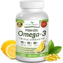 Best Triple Strength Omega 3 Fish Oil Pillen 2400mg 