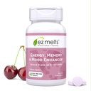 EZ Melts Dissolvable Energy, Memory and Mood Enhancer, Blend of B-Vitamins, Sugar-Free, 2-maand levering - 1 Pack