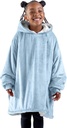 Bare Home Draagbare deken Hoodie - Zachte pluche Sherpa - Warm en gezellig - Oversized Draagbare deken - Volwassen & Kid maten