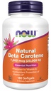 NOW Foods Supplements, Natural Beta Caroteen 25.000 IE, Essentiële Voeding, 180 Softgels